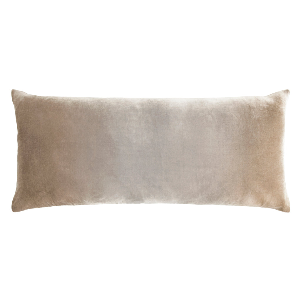 Ombre Coyote Velvet Large Boudoir Pillows | Kevin O'Brien - OMLB-H66