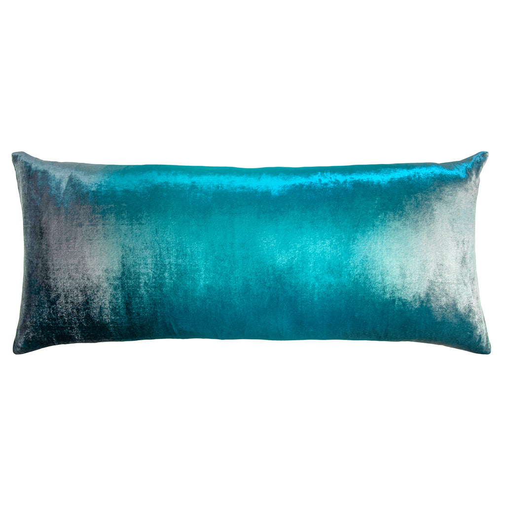 Ombre Pacific Velvet Large Boudoir Pillows | Kevin O'Brien - OMLB-H75