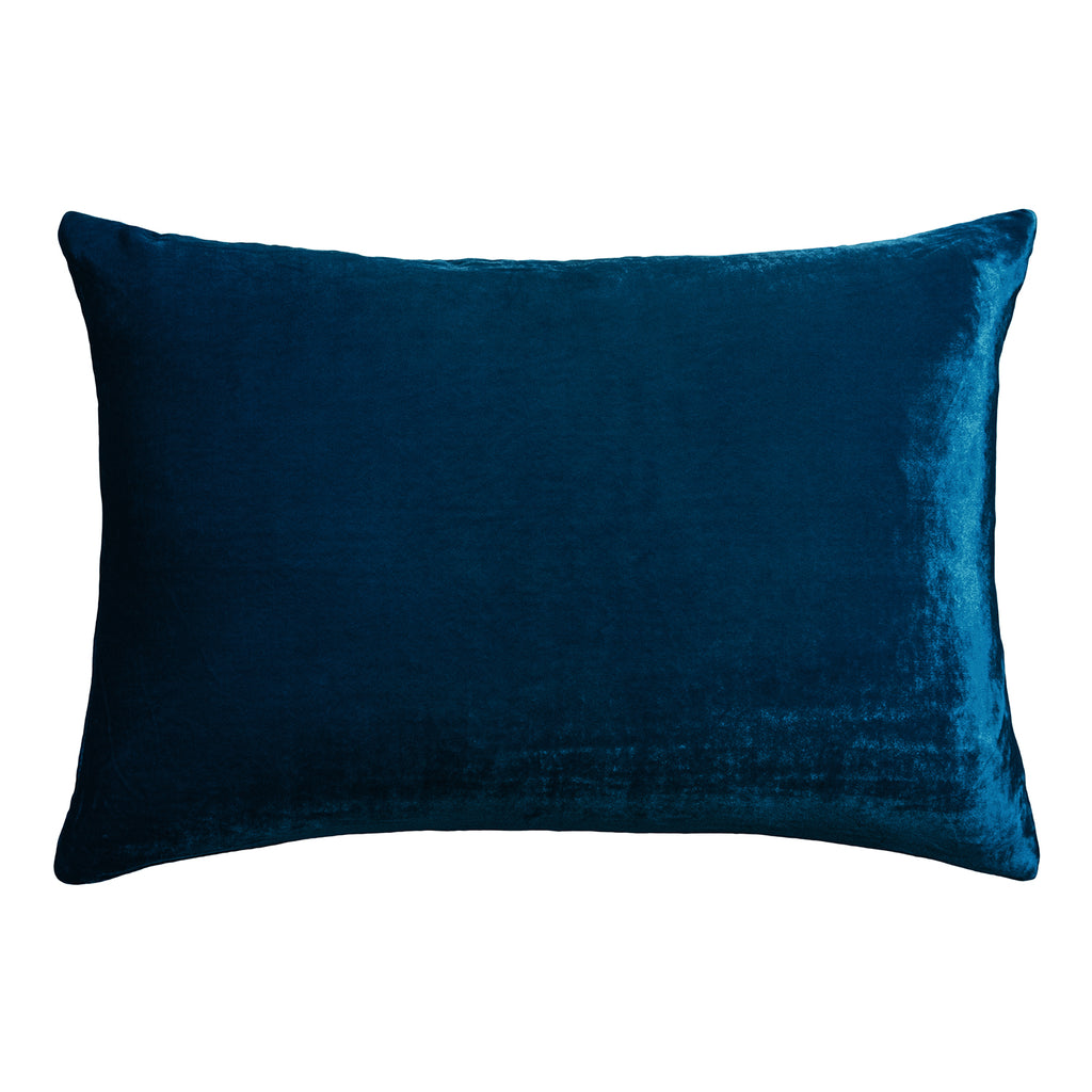 Ombre Cobalt Black Velvet Pillows | Kevin O'Brien -  OMP-COB