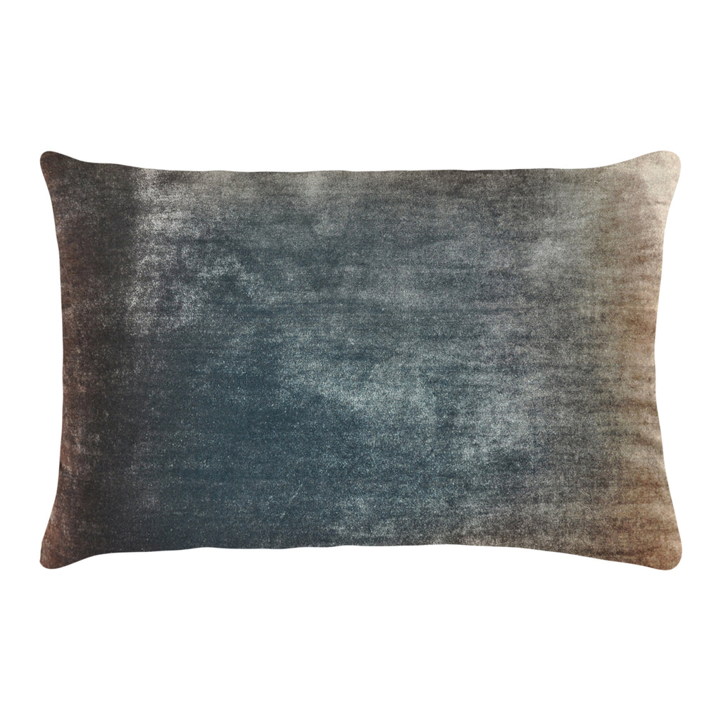 Ombre Gunmetal Velvet Pillows | Kevin O'Brien - OMP-H57