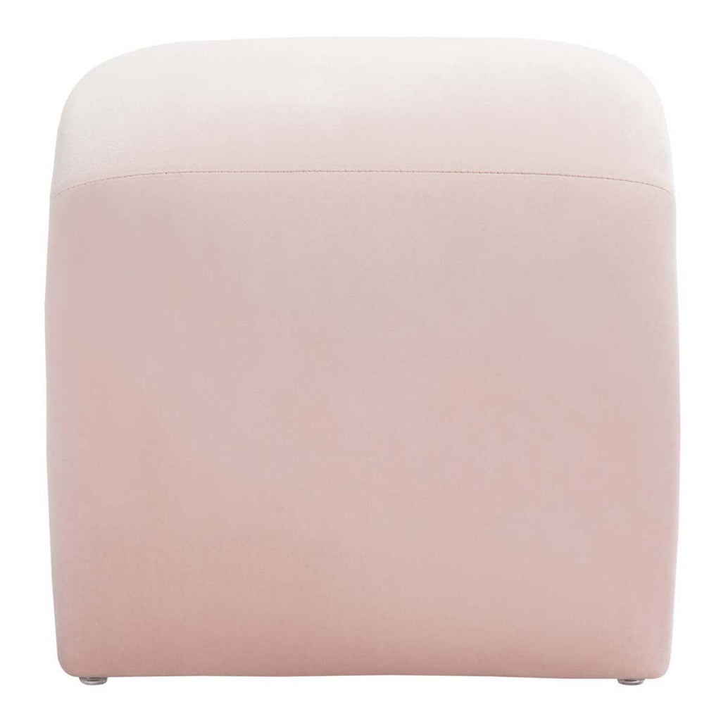 Kibo Ottoman | Safavieh - OTT1300 - Light Pink