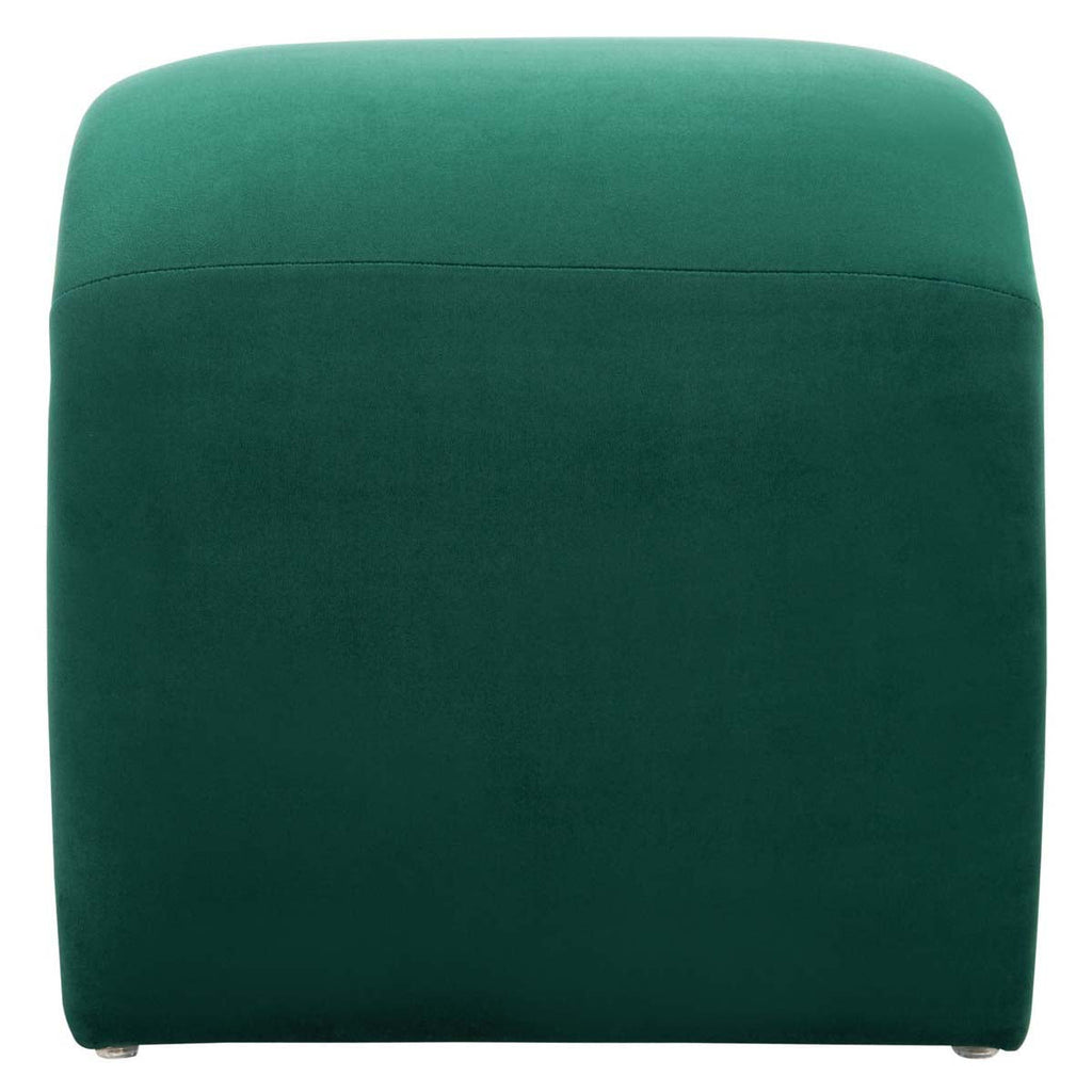 Kibo Ottoman | Safavieh - OTT1300 - Emerald