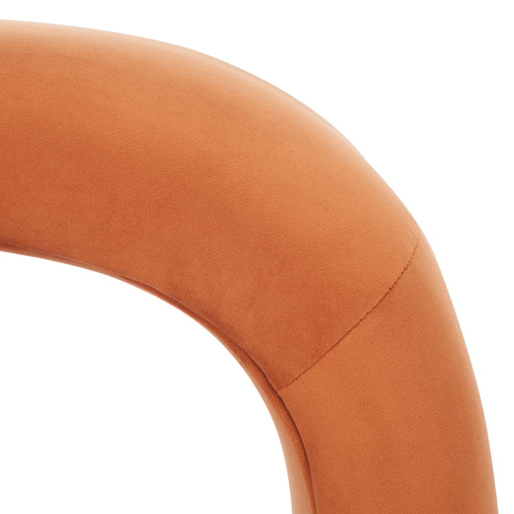 Kibo Ottoman | Safavieh - OTT1300 - Rust