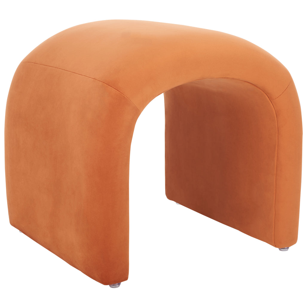 Kibo Ottoman | Safavieh - OTT1300 - Rust