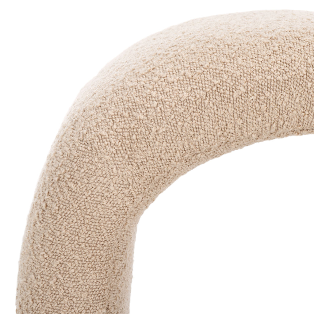 Kibo Ottoman | Safavieh - OTT1300 - Tan Boucle