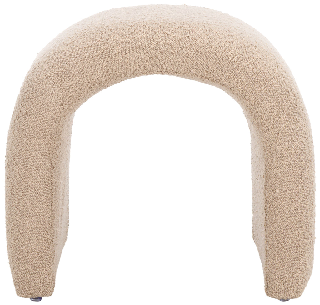 Kibo Ottoman | Safavieh - OTT1300 - Tan Boucle