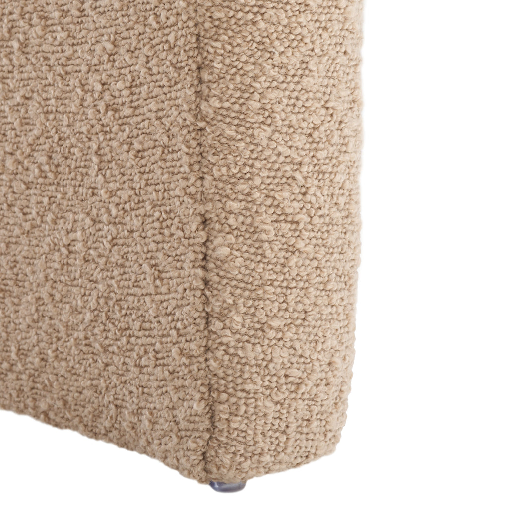Kibo Ottoman | Safavieh - OTT1300 - Tan Boucle