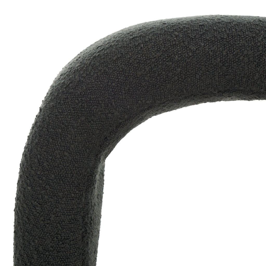 Kibo Ottoman | Safavieh - OTT1300 - Black Boucle