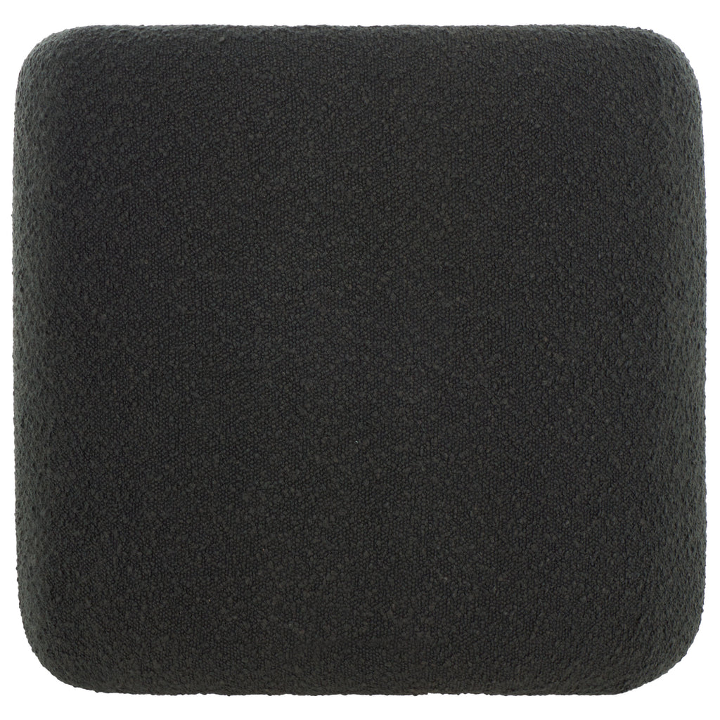 Kibo Ottoman | Safavieh - OTT1300 - Black Boucle