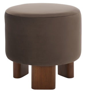 Mista Ottoman W/ Wood Legs | Safavieh – OTT1310