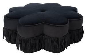 Tanith Flower Ottoman | Safavieh - OTT4500