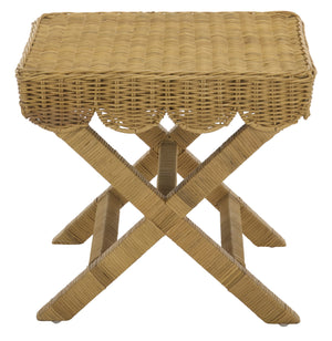 Manon Scallop Ottoman | Safavieh - OTT6000