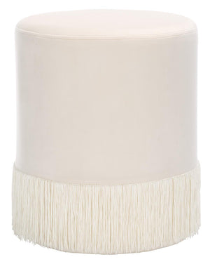 Reika Ottoman With Tassel | Safavieh - OTT7506