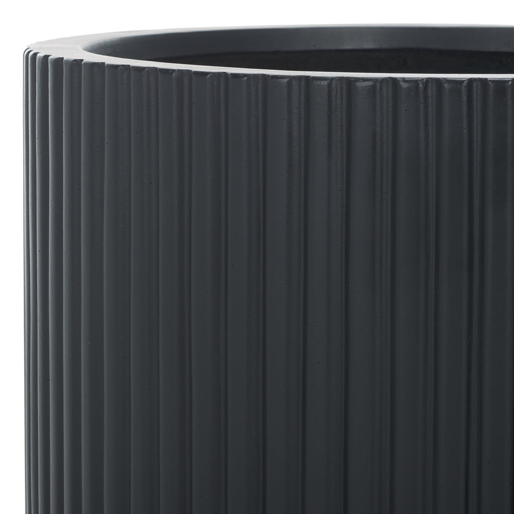 Lucca Planter Pot (Set of 2) | Safavieh - PAT1532 - Black