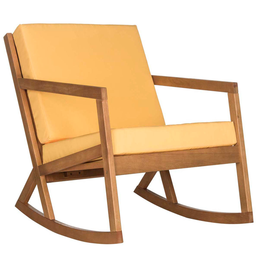 Safavieh Vernon Rocking Chair , PAT7013 - Natural/Yellow