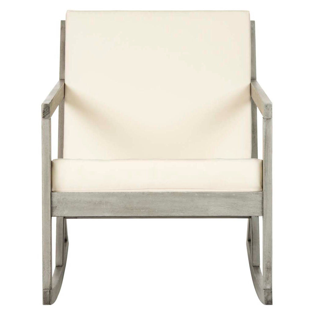 Safavieh Vernon Rocking Chair , PAT7013 - Grey/Beige