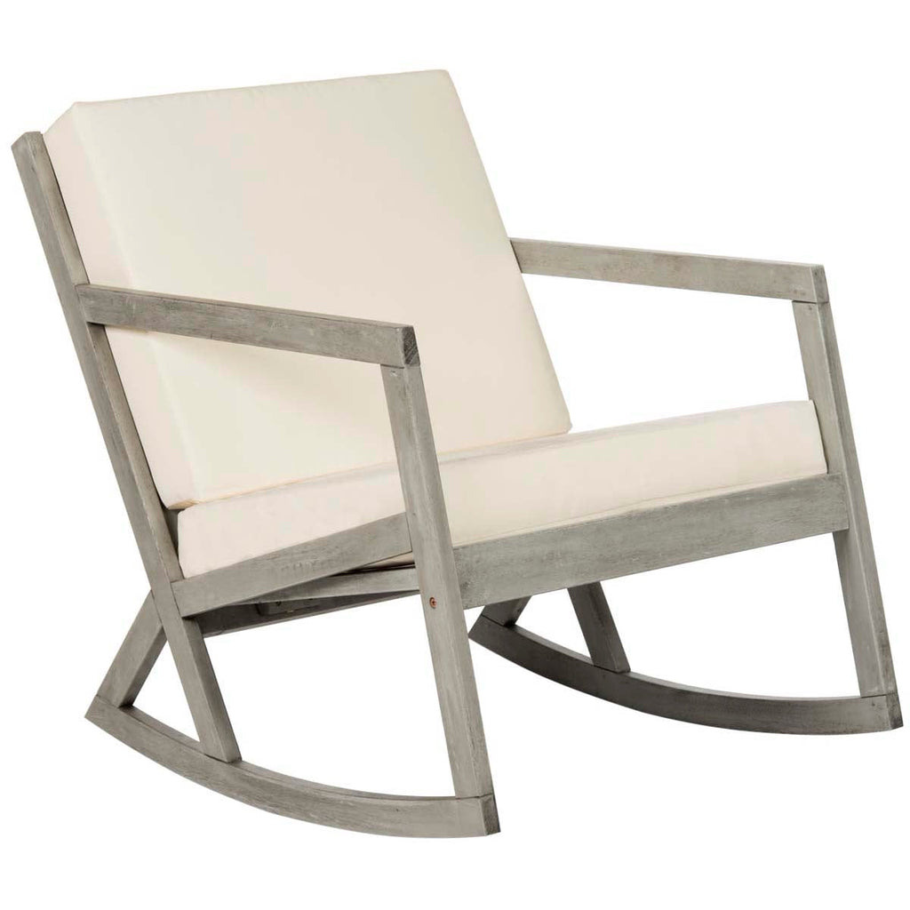 Safavieh Vernon Rocking Chair , PAT7013 - Grey/Beige