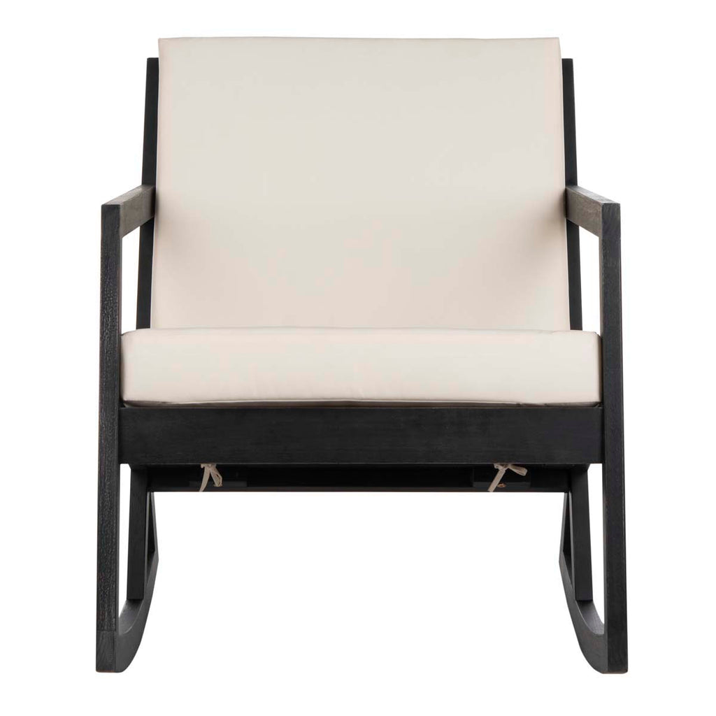 Safavieh Vernon Rocking Chair , PAT7013 - Black/Beige