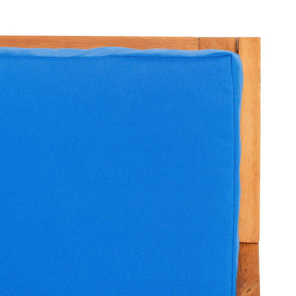 Safavieh Vernon Rocking Chair , PAT7013 - Natural / Royal Blue