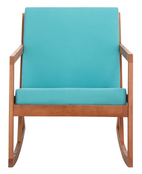 Safavieh Vernon Rocking Chair , PAT7013 - Natural / Aqua