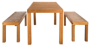 Safavieh Dario 3 Piece Dining Set - Natural