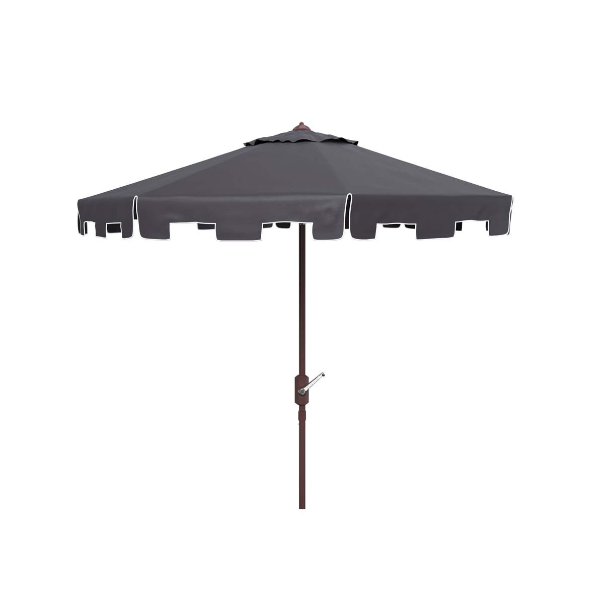 Safavieh 11 ft. Zimmerman Market Umbrella Navy & White Safavieh 11 ft. Zimmerman Market Umbrella Navy & White