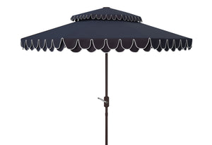 Elegant Valance 9Ft Double Top Umbrella | Safavieh - PAT8206