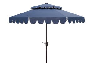 Venice 9Ft Round Double Top Crank Umbrella | Safavieh - PAT8210
