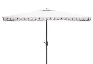 Elegant Valance 6.5 X 10 Ft Rect Umbrella | Safavieh - PAT8306