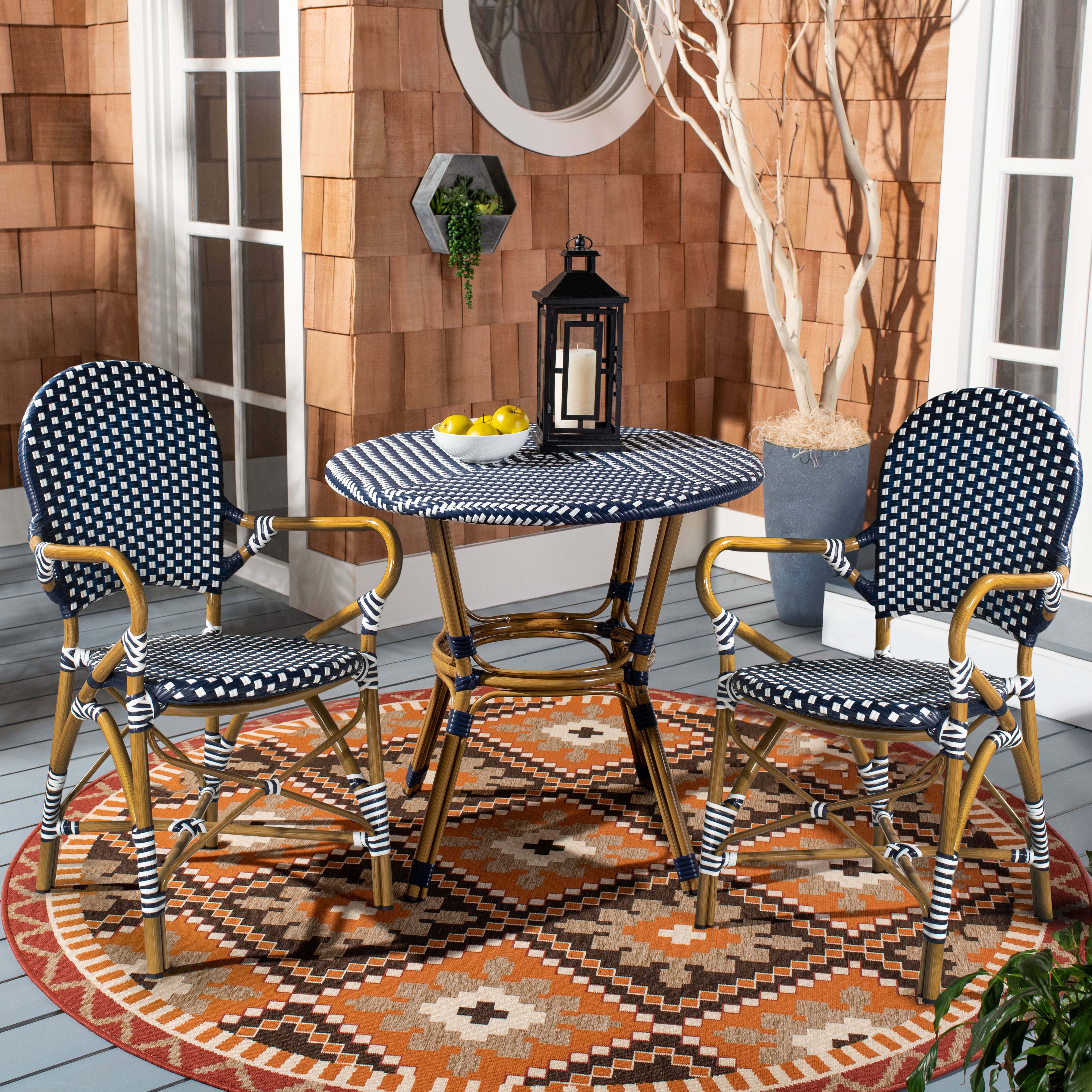 Hooper Piece Bistro Set Safavieh PAT9501 - Main Image