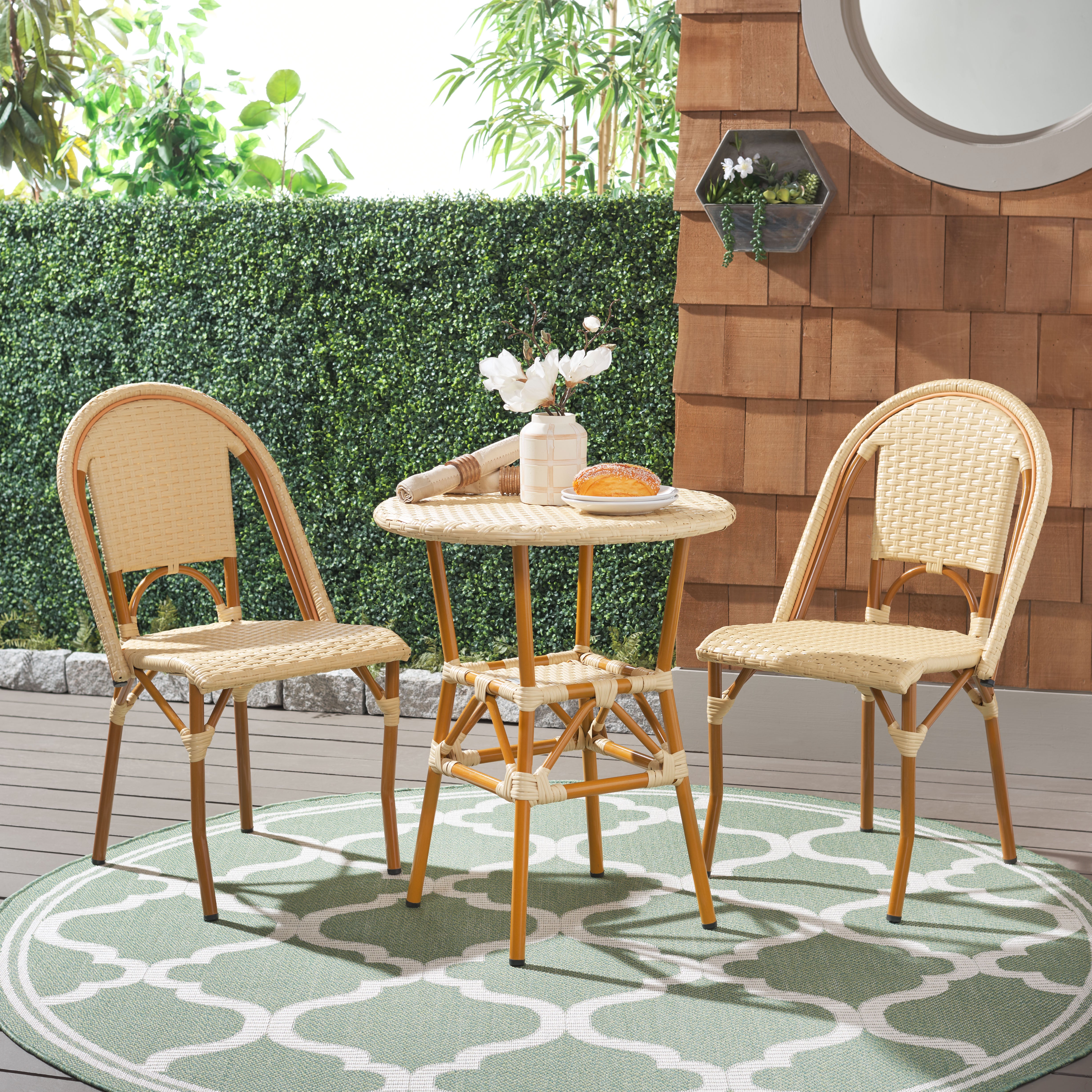 California Piece Bistro Set Safavieh PAT9505