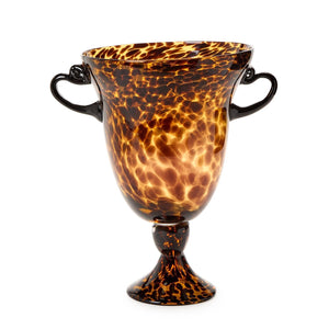12" Tortoise Etruscan Style Vase with Handles | Tozai Home - PEH025