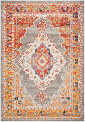 Pheonix Collection 158 - Orange / Grey | Safavieh - PHX158T