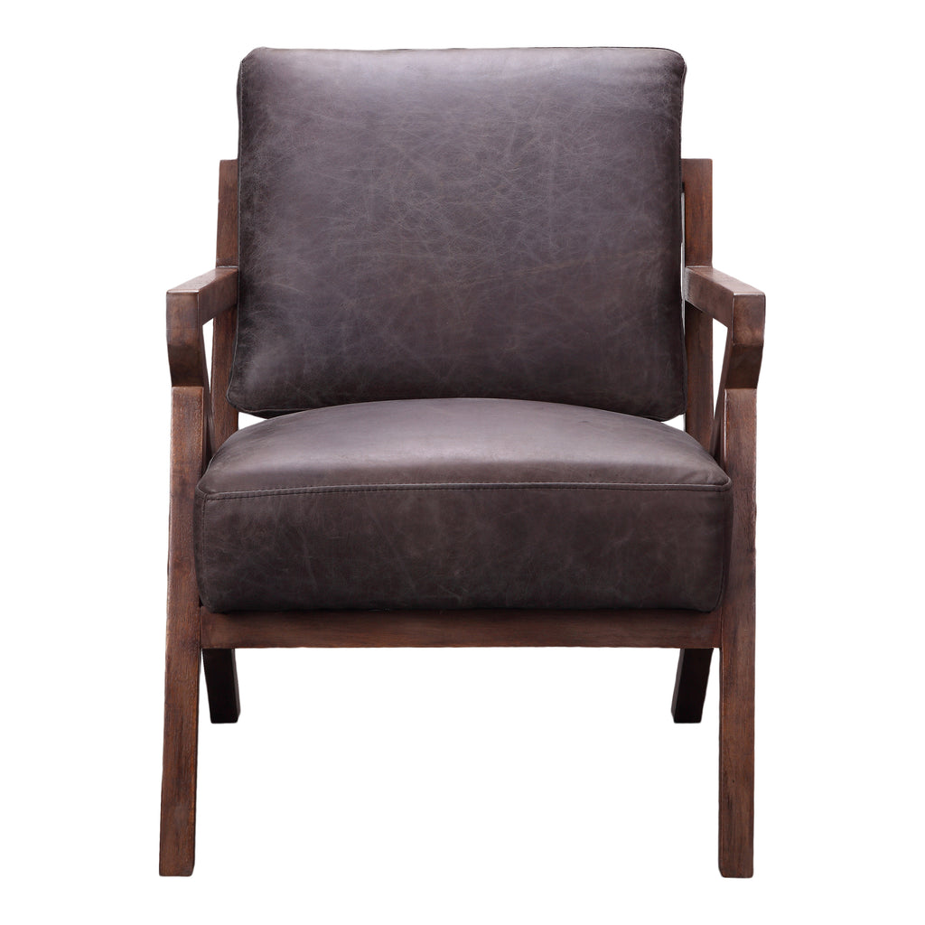 Drexel Arm Chair Nimbus Black Leather | Moe's Furniture - PK-1084-47