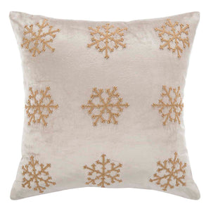 Sydnee Snowflake Pillow  | Safavieh - PLS885