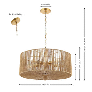 Mamba Five-Light Pendant | Safavieh - PND4186