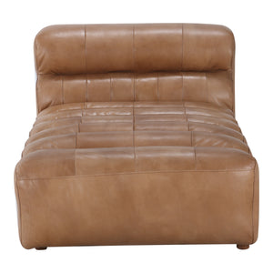 Ramsay Leather Chaise Tan | Moe's Home Collection - QN-1010-40
