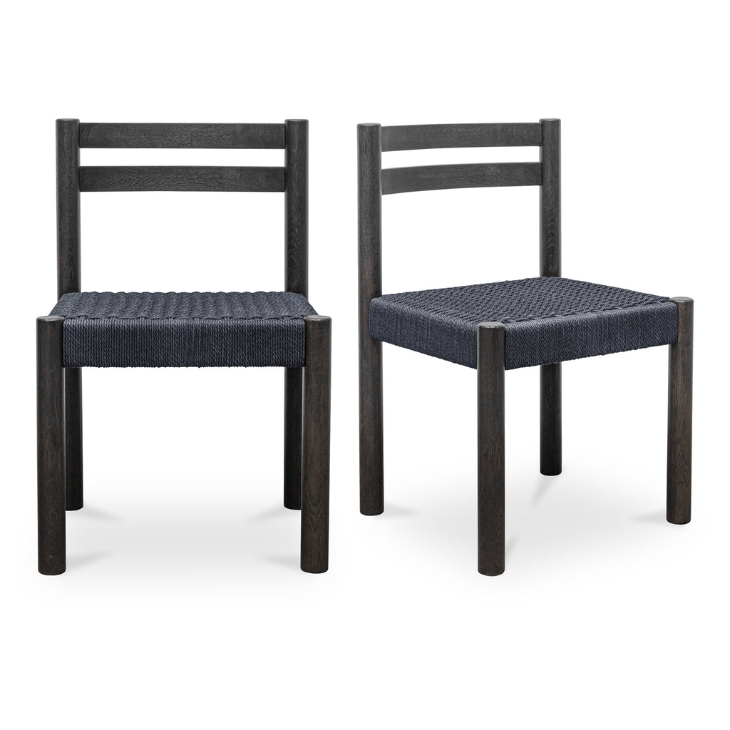 Finn Dining Chair Black-Set Of Two | Moe's Furniture - QO-1004-02