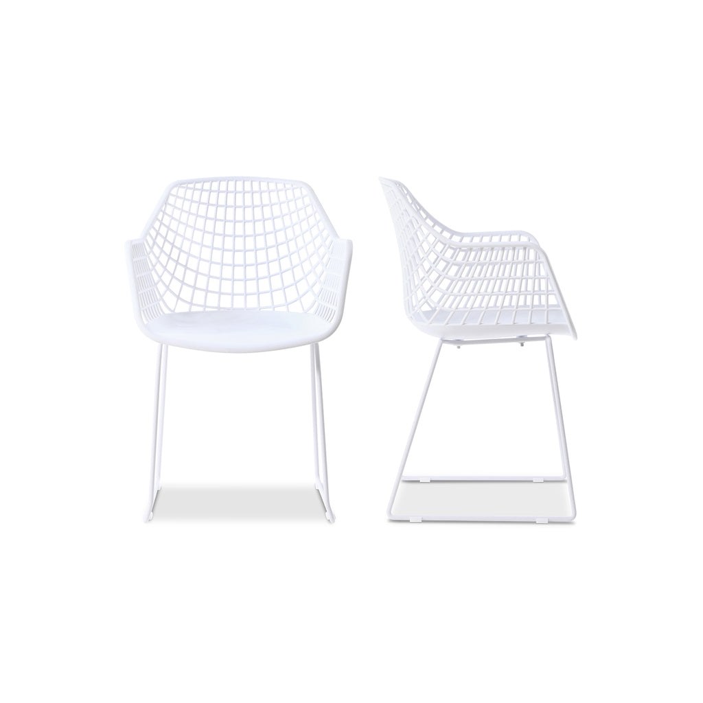 Honolulu Chair White-Set Of Two | Moe's Furniture - QX-1007-18