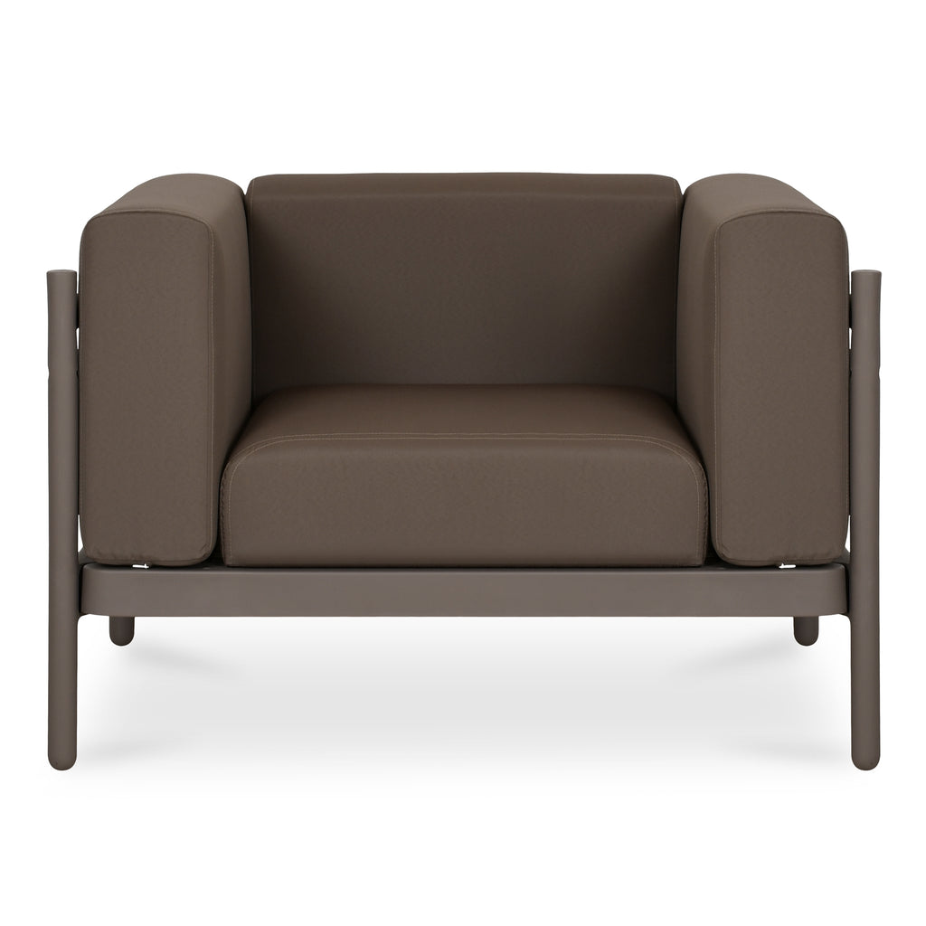 Suri Outdoor Lounge Chair Taupe | Moe's Furniture - QX-1014-39