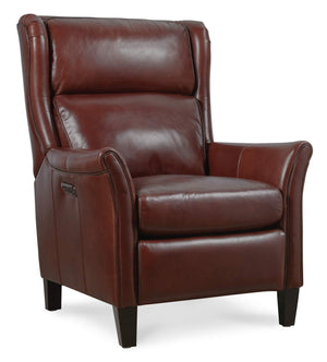 Henley Power Recliner with Power Headrest - Red | Hooker Furniture - RC826-PH-054