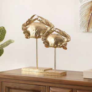 Conra Set Of 2 Crab Table Decor | Safavieh - RDC1205
