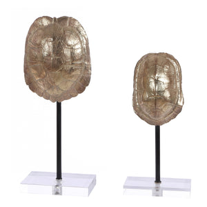 Eris Set Of 2 Turtle Shell Table Decor | Safavieh - RDC1206