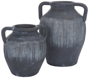 Mira Stoneware Vase Set Of  2 | Safavieh - RDC1210
