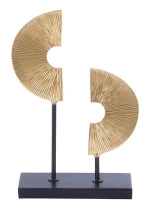 Echo 15" Gold Arc Figure | Safavieh - RDC3005