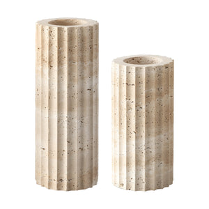 Teroi Travertine Vase Set Of 2 | Safavieh - RDC4023