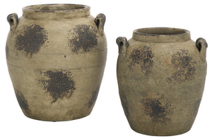 Rhodes Terracotta Vase Set Of 2 | Safavieh - RDC4029