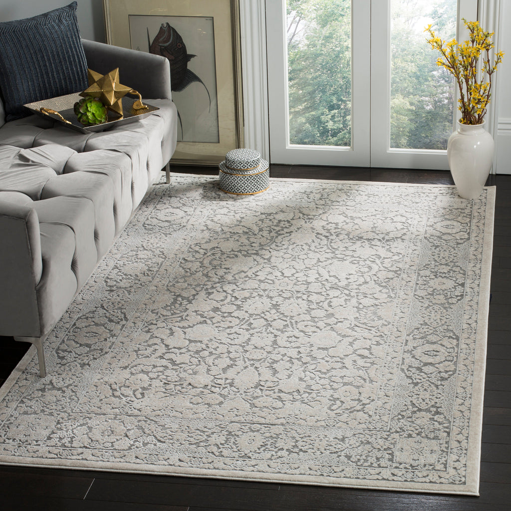 Safavieh Reflection Rug Collection RFT667B - Dark Grey / Cream