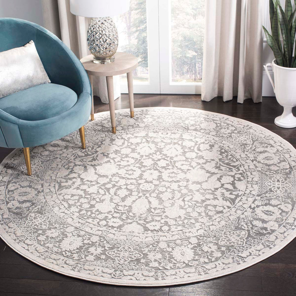 Safavieh Reflection Rug Collection RFT667B - Dark Grey / Cream