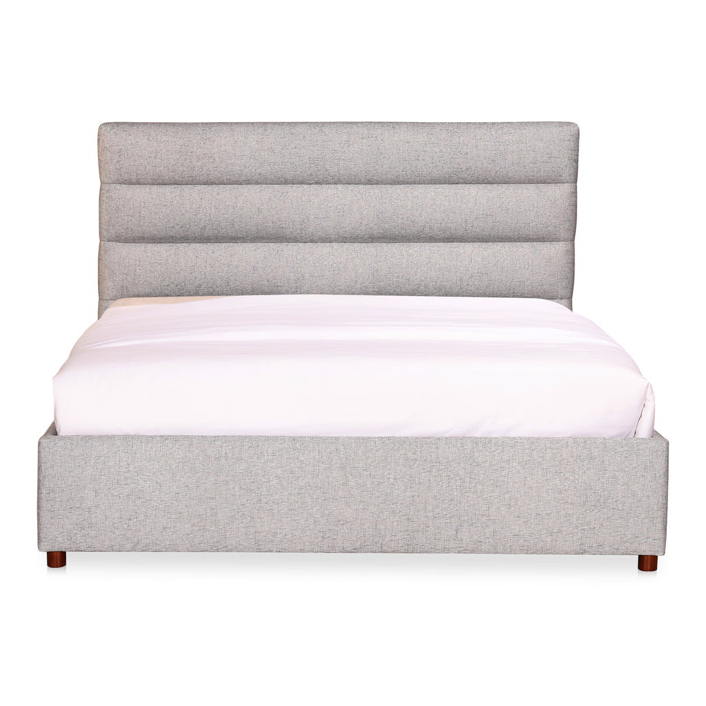 Takio Queen Bed Light Grey | Moe's Furniture - RN-1139-29-0